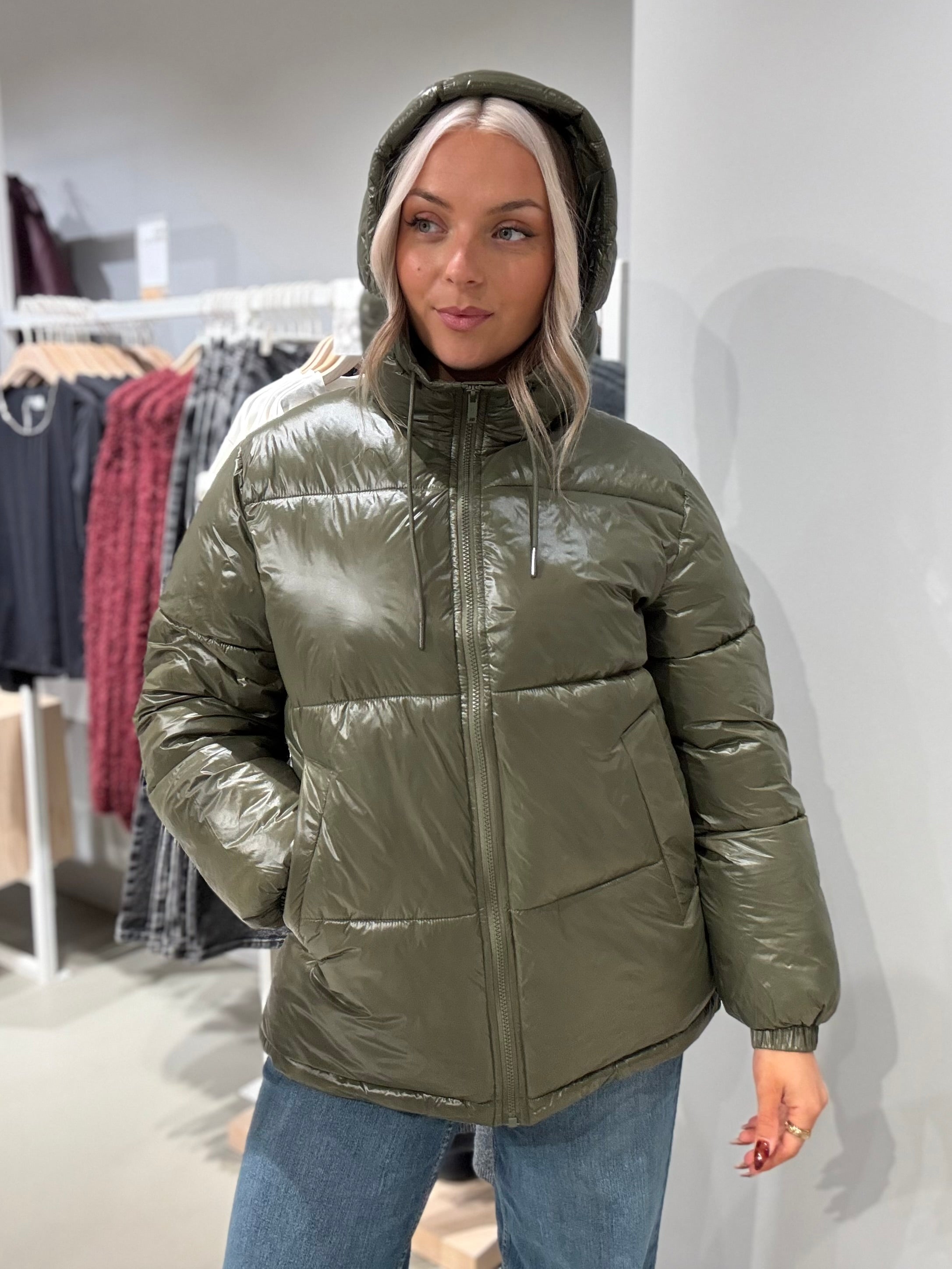 NMALLIE Puffer Jacket - Kalamata